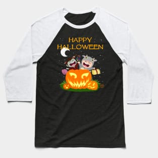 MrDaddyCountryTV's Halloween Design (Dark Items) Baseball T-Shirt